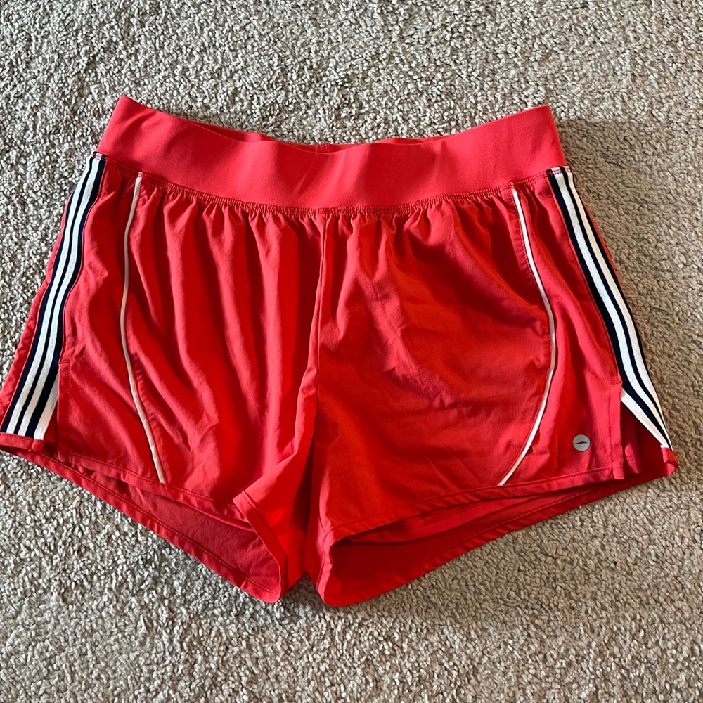 Women's Red Athletic Shorts